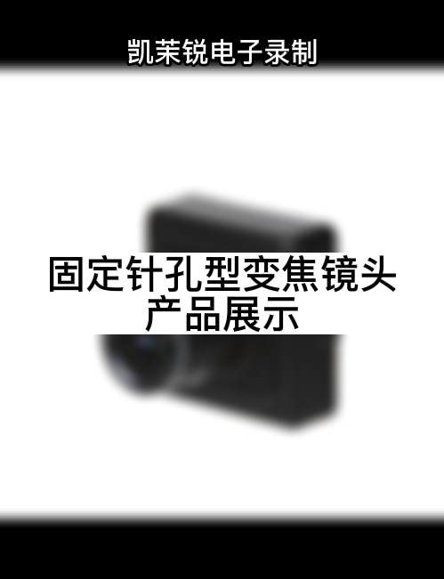 固定针孔变焦镜头 产品展示