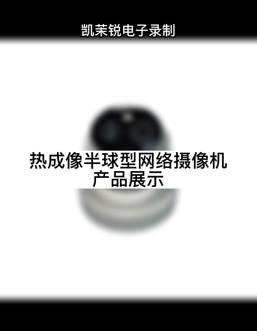 热成像半球型网络摄像机 产品展示