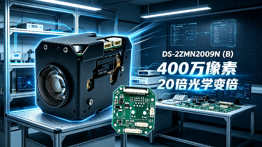 凯茉锐 DS-2ZMN2009N(B)+HK-100M 成套硬件，构筑全场景高清智能视觉管控体系