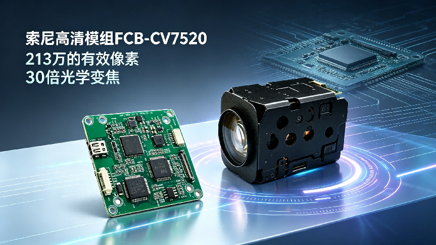 凯茉锐 FCB-CV7520+CM2001H 打造全场景专业视觉方案