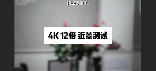 4K12倍一体化摄像机近景测试