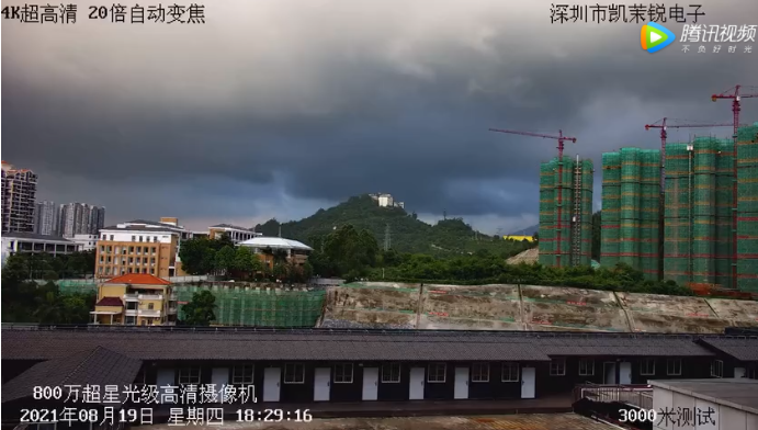 4K 800万超高清 20倍超星光级光学镜头