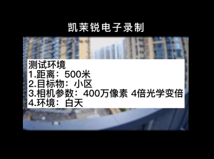 4倍 400万像素 小区超广角全景