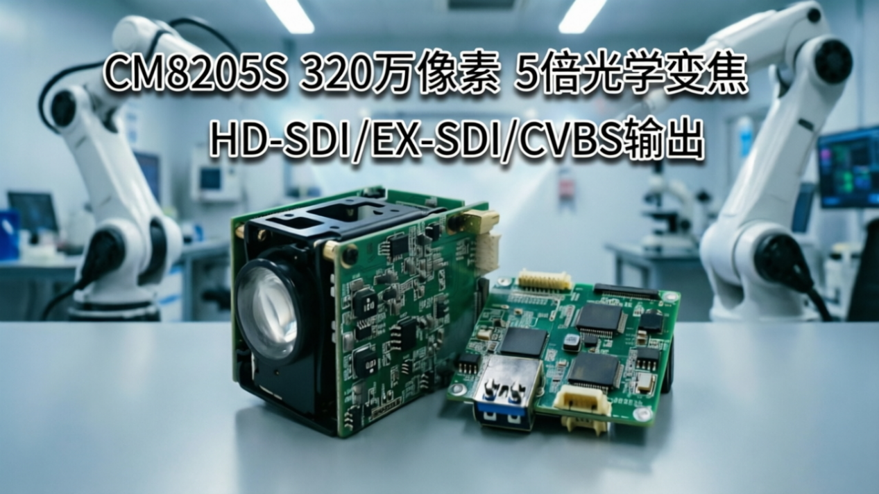 凯茉锐 CM8205S+CM2001U 全局曝光系列：高速动态无拖影，工业成像更精准