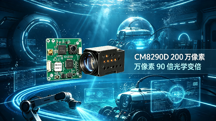 凯茉锐 CM8290D+CM2001S 赋能水下机器人全域深海精细探测